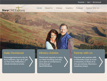 Tablet Screenshot of newcreeations.org